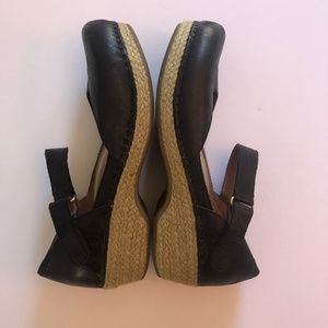 Dansko Jute Black Mary Jane Clog